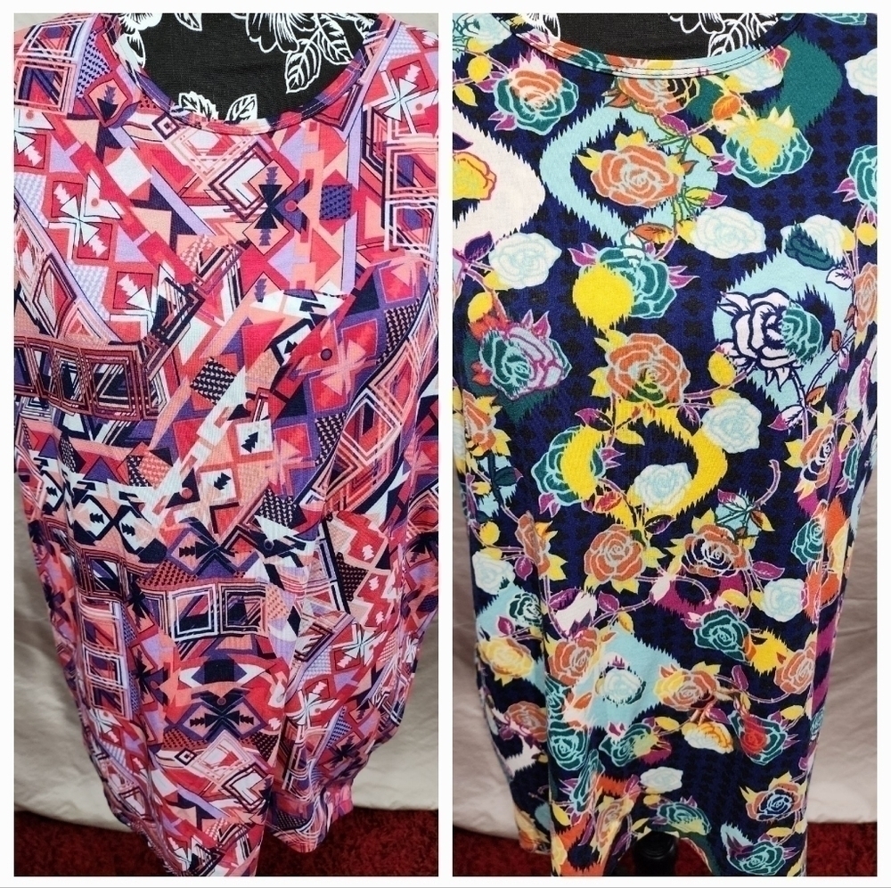 2- Lularoe Shirts new condition